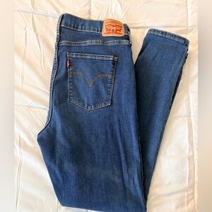 Levi's Women's Dark Blue Skinny Jeans